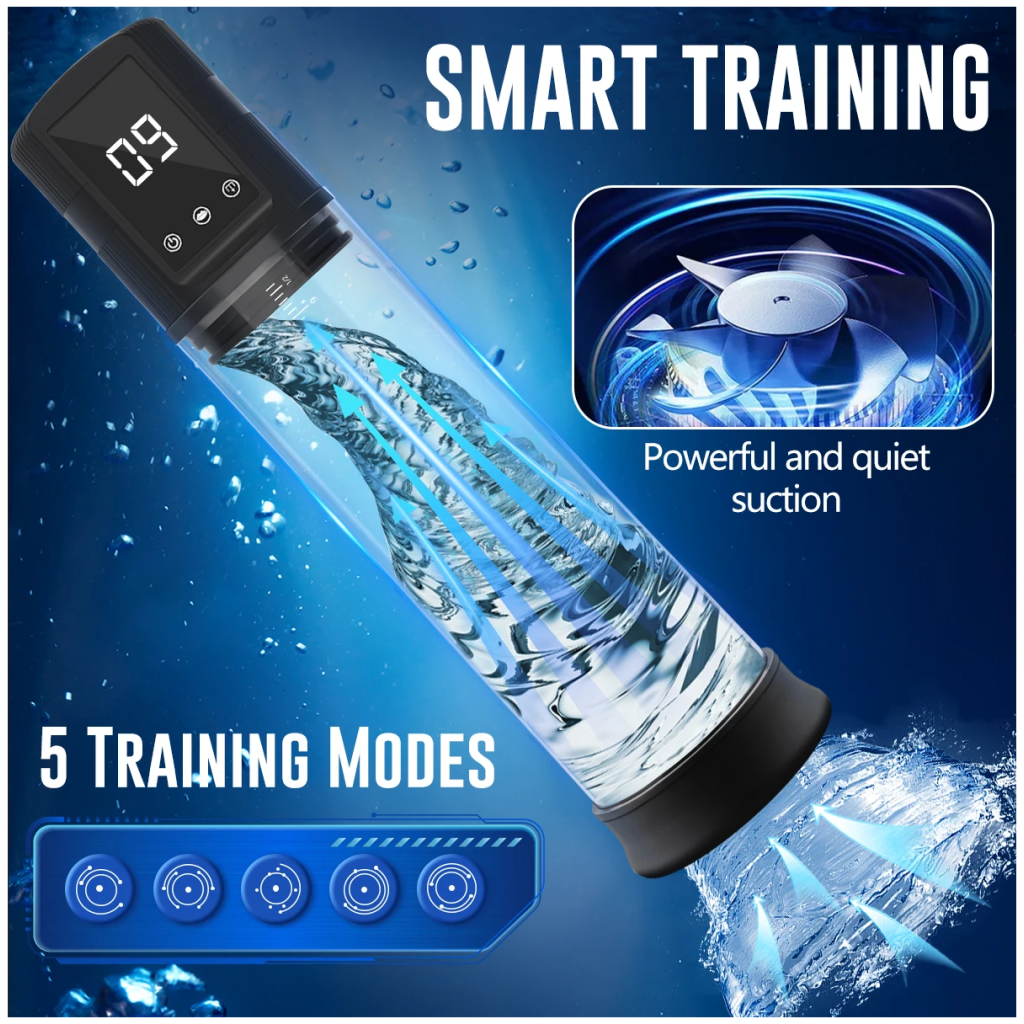 penis pump vacuum sucking vibrator enlargement extend delay stamina penis trainer masturbators cup dick pump adult men