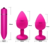 Anal Plug Butt Plug Vibrator for Women Men Soft Silicone Gay Anal Toys Bullet Vibrator Anal Unisex Sex Toys for Adults