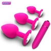 Anal Plug Butt Plug Vibrator for Women Men Soft Silicone Gay Anal Toys Bullet Vibrator Anal Unisex Sex Toys for Adults