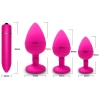 Anal Plug Butt Plug Vibrator for Women Men Soft Silicone Gay Anal Toys Bullet Vibrator Anal Unisex Sex Toys for Adults