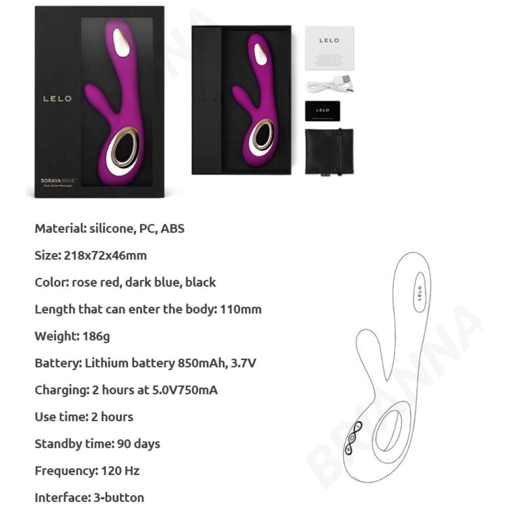 LELO-soraya-wave-rabbit-vibrator-for-women-Double-head-sway-dildo-Soft-silicone-G-spot-clitoris-2