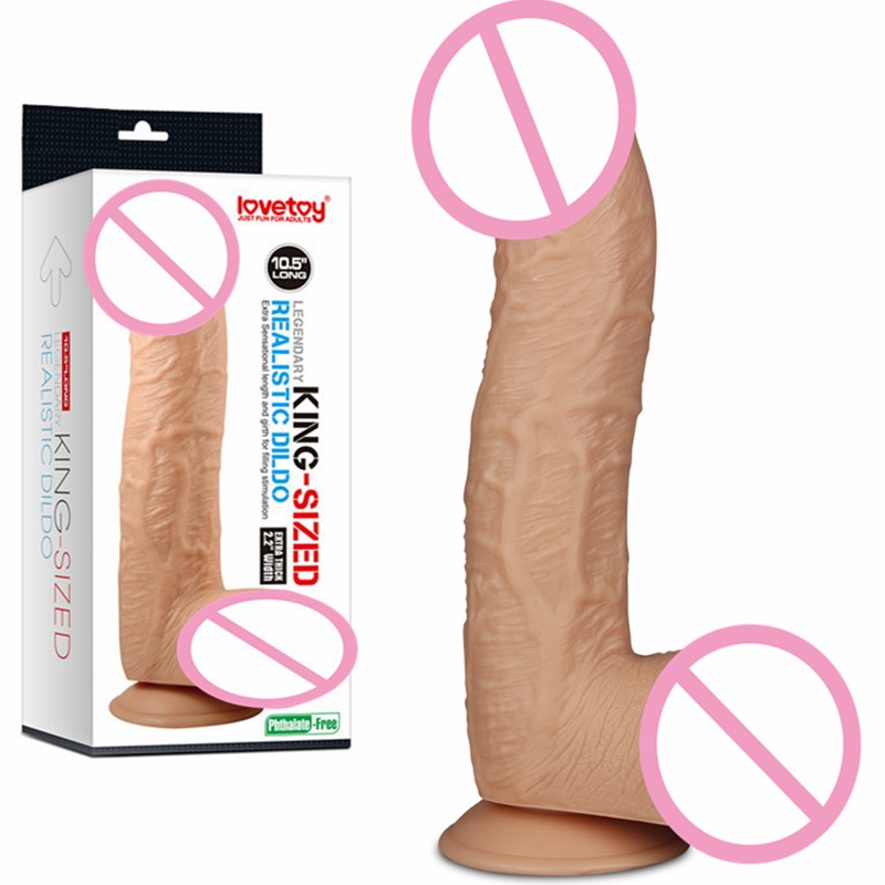 Lovetoy-10-5-Plus-Size-Penis-Huge-Dildos-Legendary-king-sized-Realistic-Dildo-With-Suction-Cup
