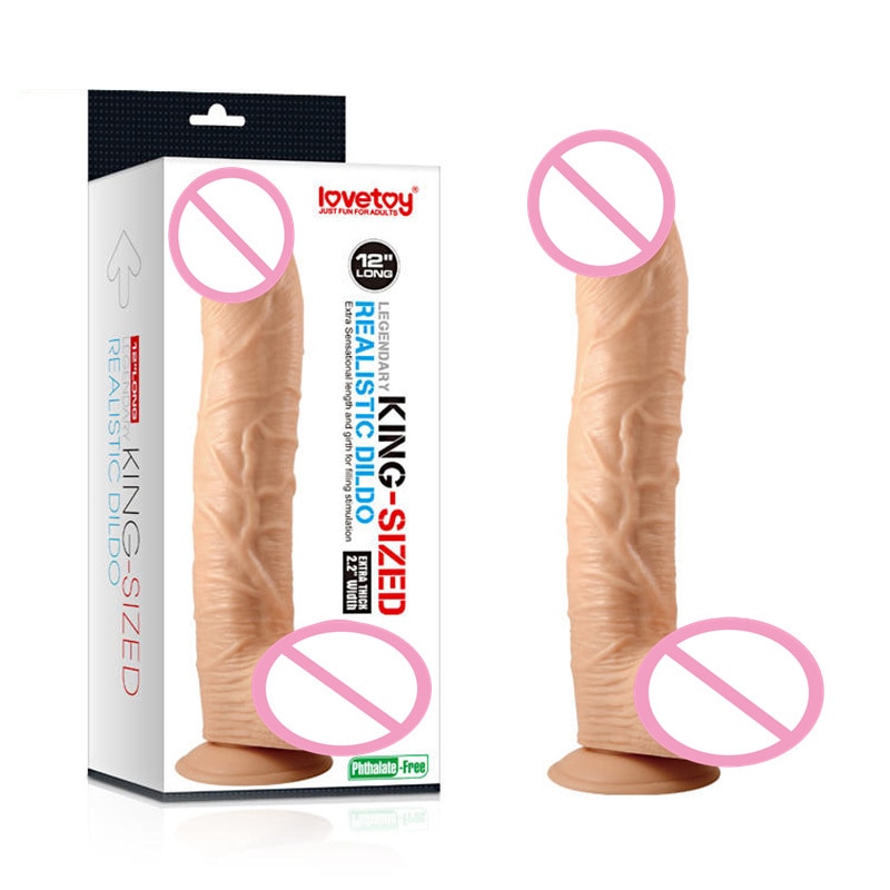 Lovetoy-12-Realistic-PVC-King-sized-Dildo-Huge-Dildos-with-Suction-Cup-for-Women-Masturbation-Sex