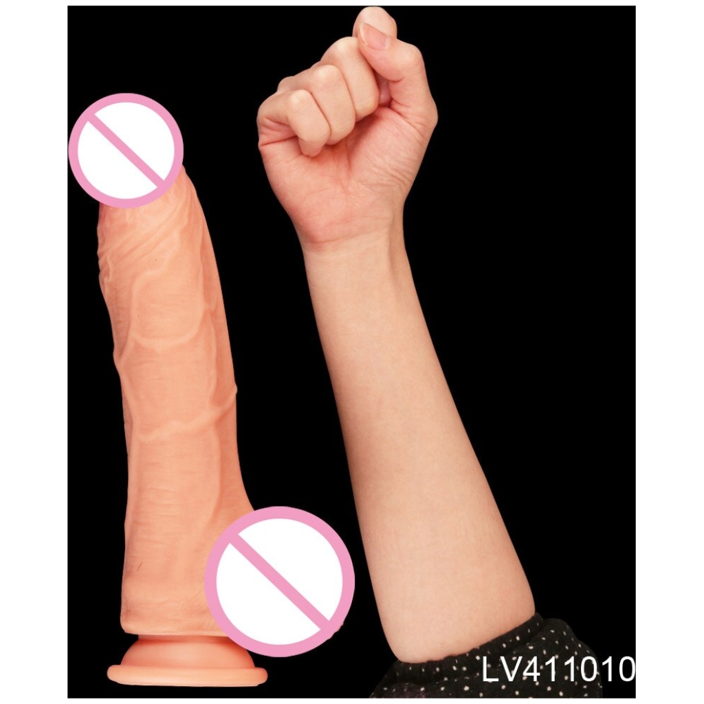 Lovetoy-Dual-Layer-Silicone-Dildos-10-12-Hug-Realistic-Penis-Female-Masturbation-Lifelike-Dildo-with-Suction-2