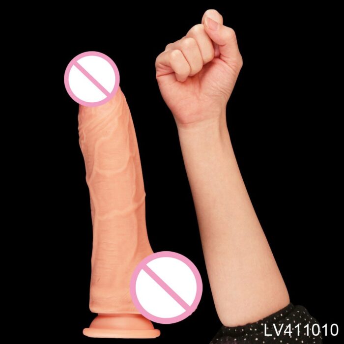 Lovetoy-Dual-Layer-Silicone-Dildos-10-12-Hug-Realistic-Penis-Female-Masturbation-Lifelike-Dildo-with-Suction-2