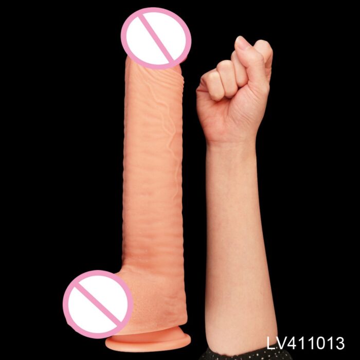 Lovetoy-Dual-Layer-Silicone-Dildos-10-12-Hug-Realistic-Penis-Female-Masturbation-Lifelike-Dildo-with-Suction-3