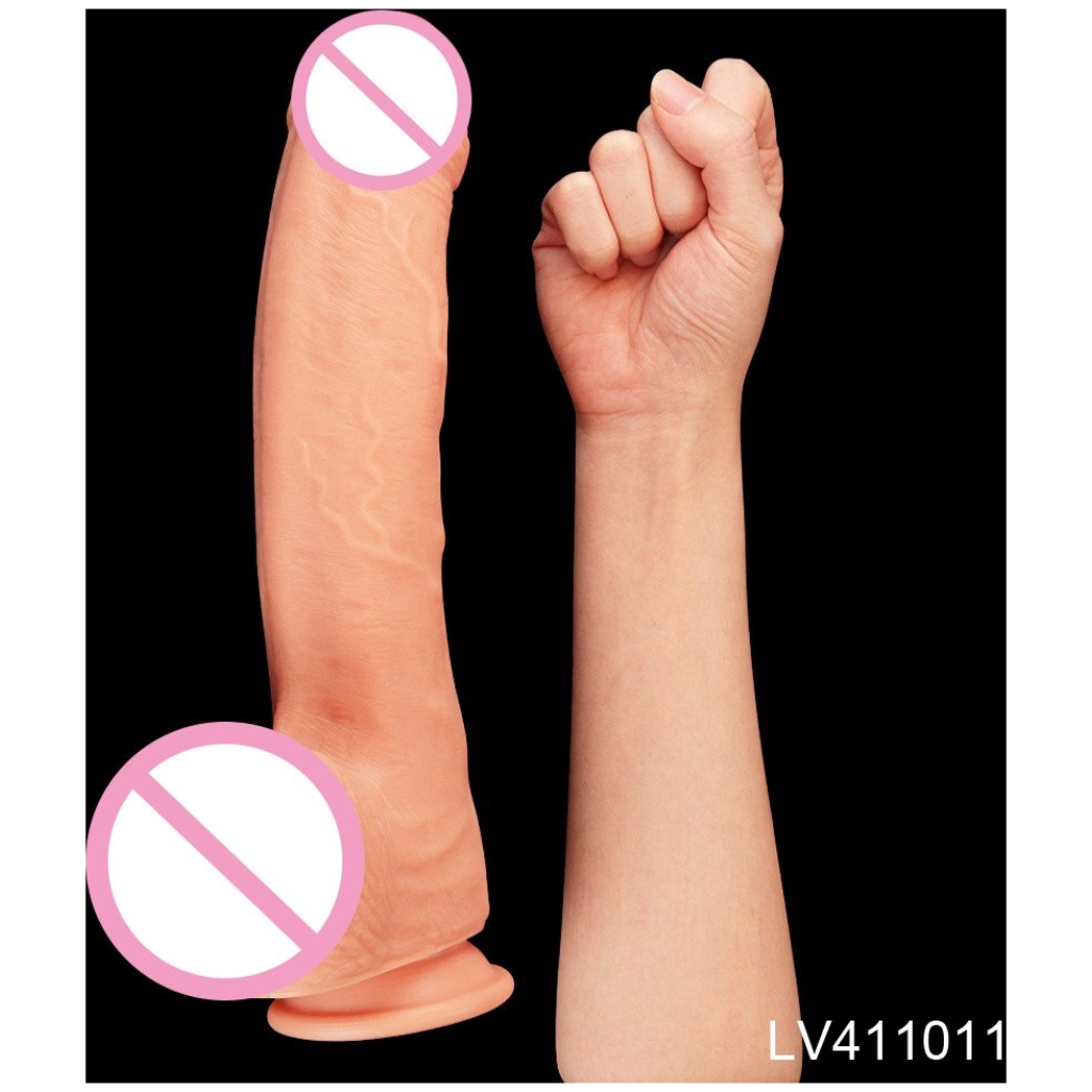 Lovetoy-Dual-Layer-Silicone-Dildos-10-12-Hug-Realistic-Penis-Female-Masturbation-Lifelike-Dildo-with-Suction-4