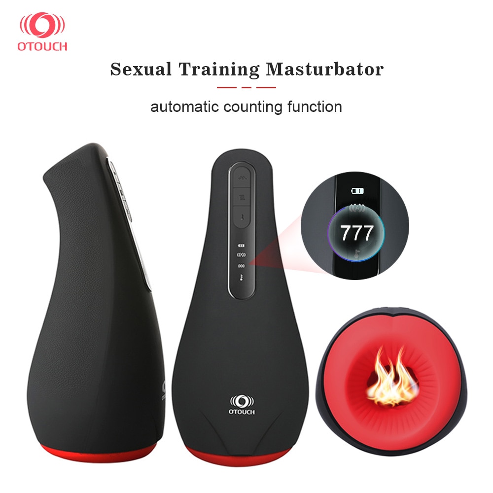 Otouch-Airturn-Male-Masturbator-Cup-Bullet-Vibrator-Pussy-Vigina-Masturbation-Counting-Function-Sexual-Training-Sex-Toys