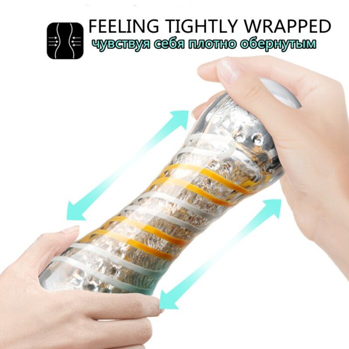 TENGA-Male-Masturbation-Cup-SPINNER-Spiral-Reusable-Realistic-Vagina-Pocket-Pussy-Cup-Penis-Glans-Stimulation-Sex-3