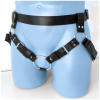 Adjustable PU Leather Harness with Heavy-Duty Straps