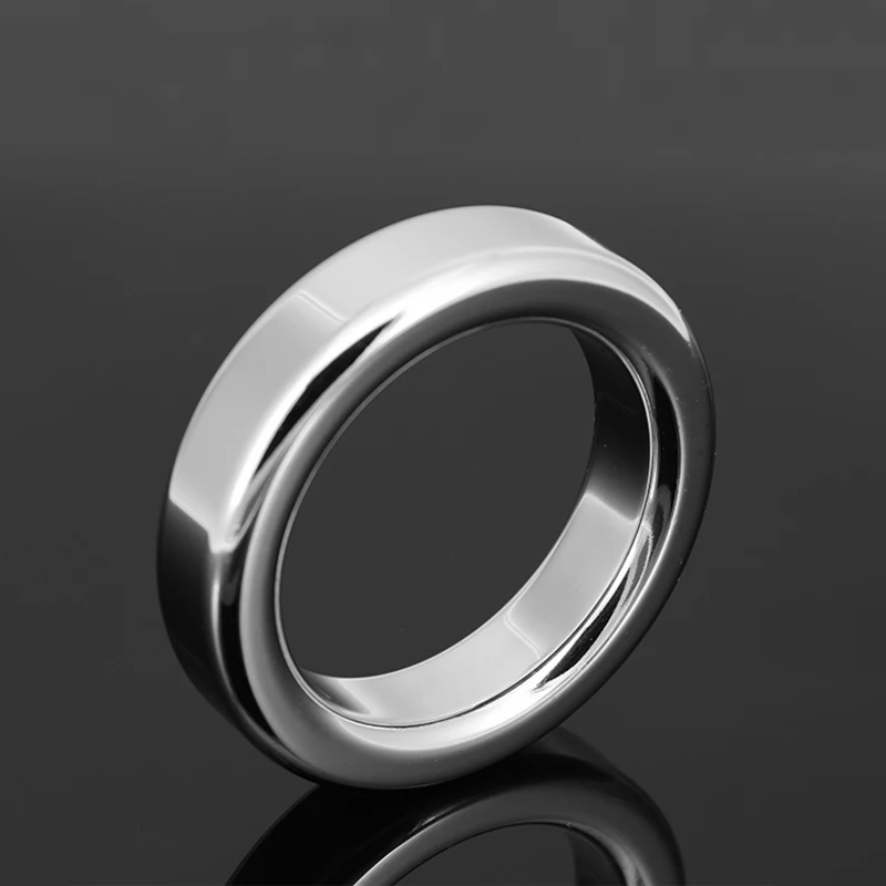 6 sizes stainless steel penis ring ball scrotum stretcher ejaculation delay metal cock rings bdsm cockring