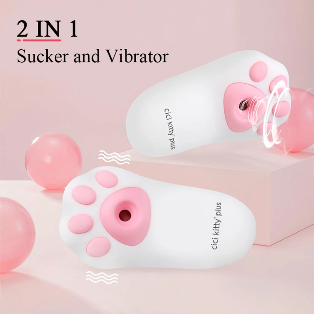 cat paw sucker clitoris vibrator woman clitor stimulator nipple vagina massager sex shop adult masturbation pussy toys
