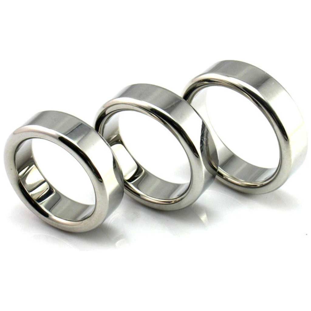 6 sizes stainless steel penis ring ball scrotum stretcher ejaculation delay metal cock rings bdsm cockring