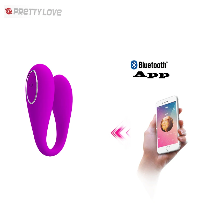 new pretty love bluetooth app wireless control c type 12 speeds clitoris g spot vibrator, strap on vibrator for woman.