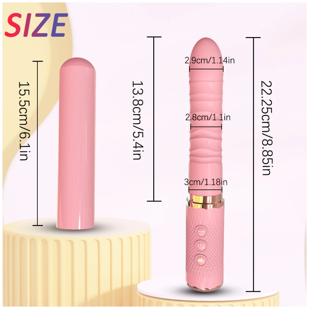 thrusting dildo vibrator fe g spot clitoral stimulator adult product with 10 thrusting 10 vibration modes sex toy