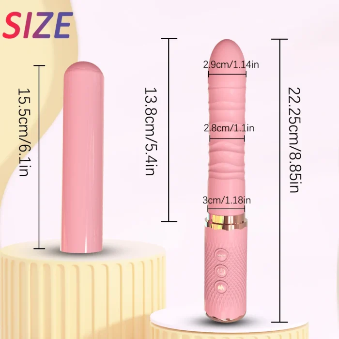 thrusting dildo vibrator fe g spot clitoral stimulator adult product with 10 thrusting 10 vibration modes sex toy