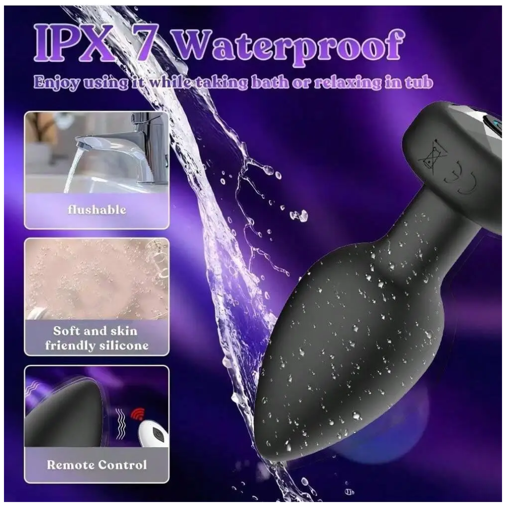 anal plug adult sex toy and games ,wireless remote control 10 frequency vibration,small butt plug for fe prostate massage vibrating anal and couple