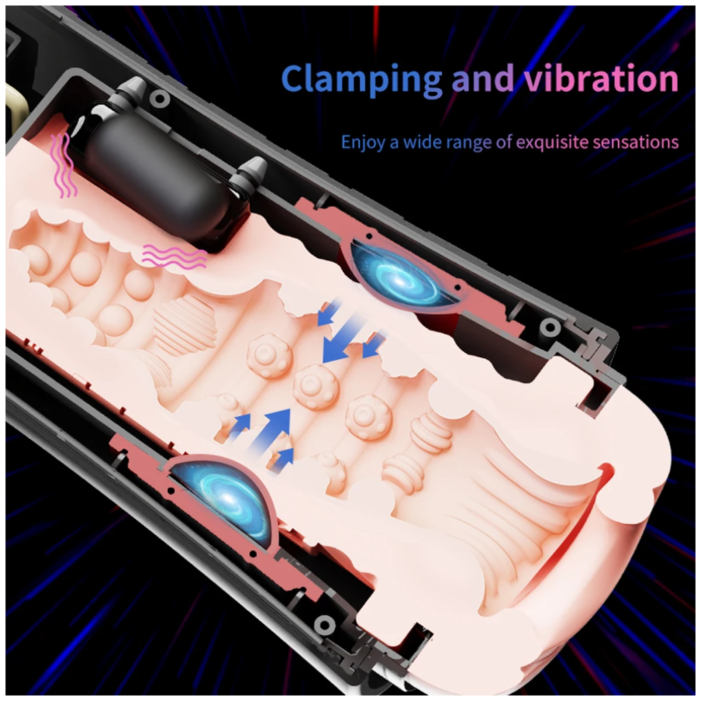 automatic masturbator cup vibration blowjob real vagina pocket pussy penis oral sex machine vacuum toys for man adults 18+