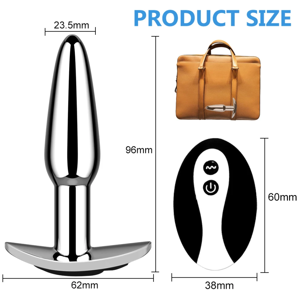 anal plug with push 10 vibration modes anal toy prostate massager with remote control vibrator anal toys for 18