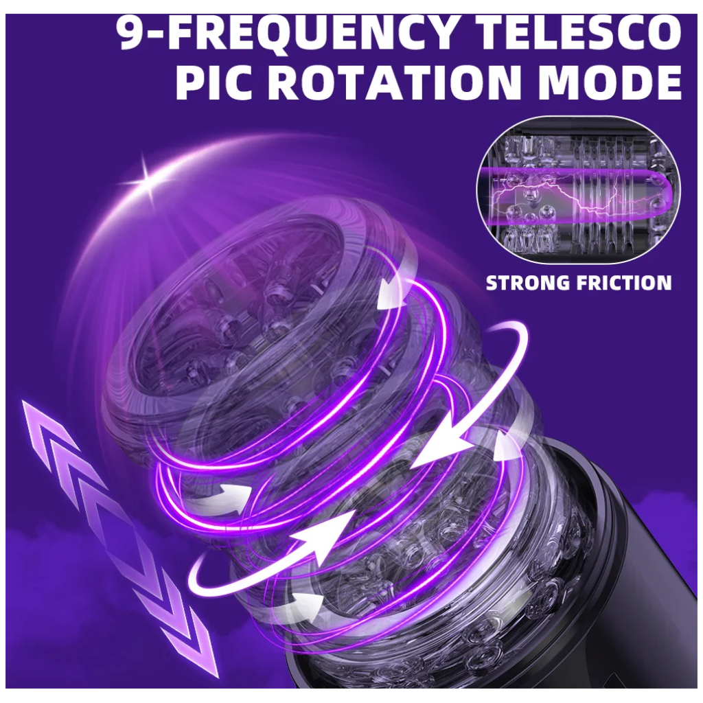 automatic masturbator telescopic rotation adult masturbator cup penis pump vibrating thrusting rotating blowjob