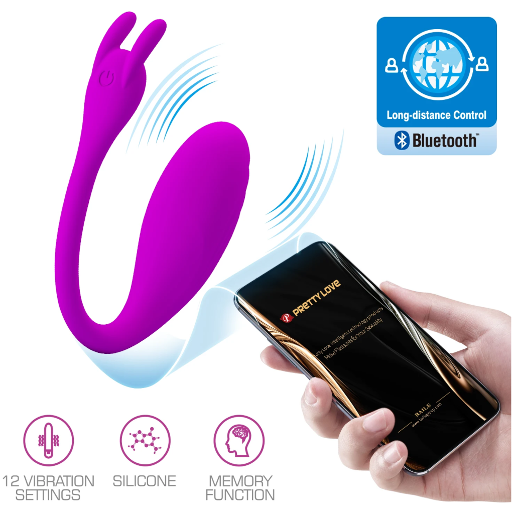 pretty love bluetooth 12 speed mobie app control vibrators clitoris g spot stimulator rechargeable adult