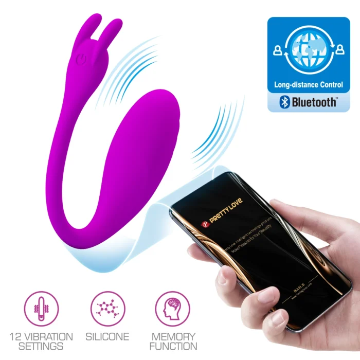 pretty love bluetooth 12 speed mobie app control vibrators clitoris g spot stimulator rechargeable adult