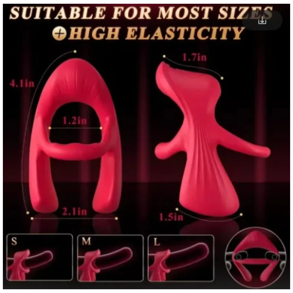wireless remote vibrating silicone intimate ring multi vibration waterproof stamina support couple massager