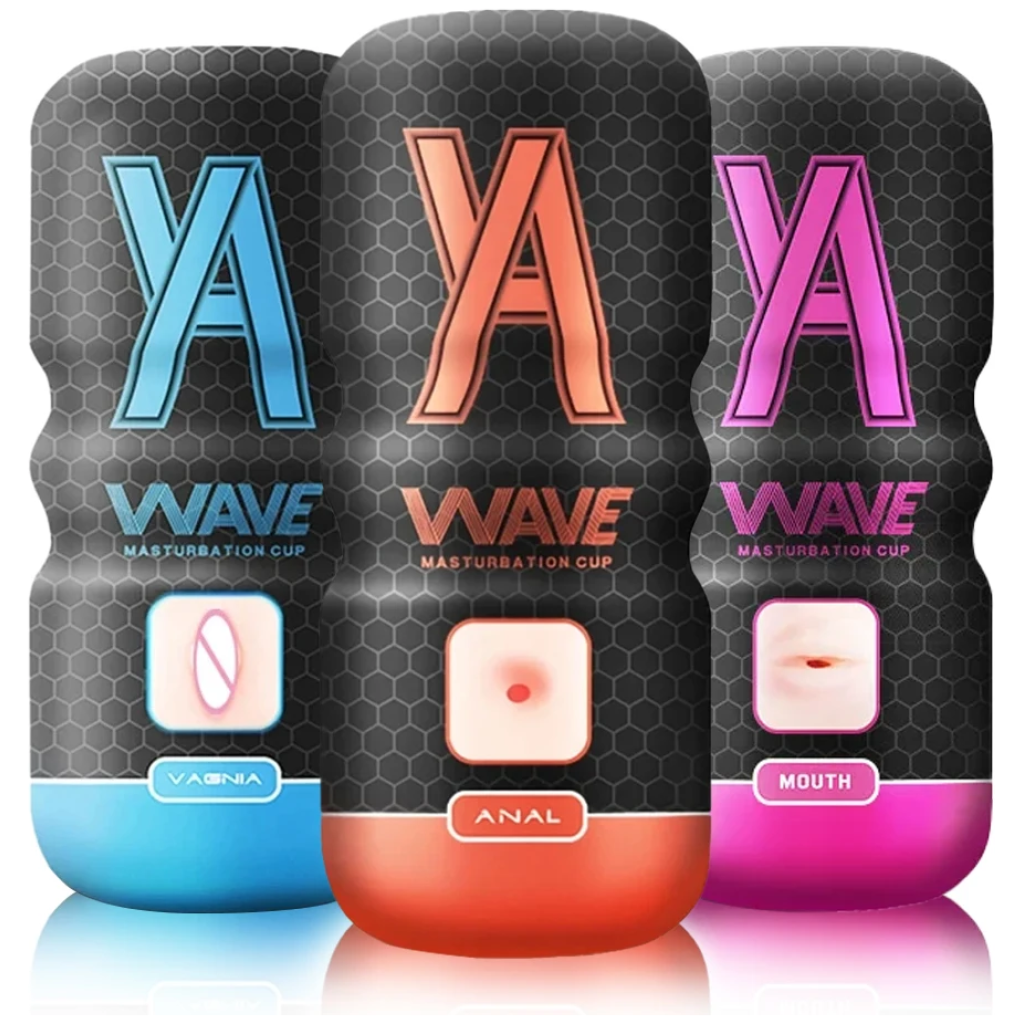 yafei powerful sucking masturbation cup realistic anal vagina pocket pussy blowjob massager masturbator