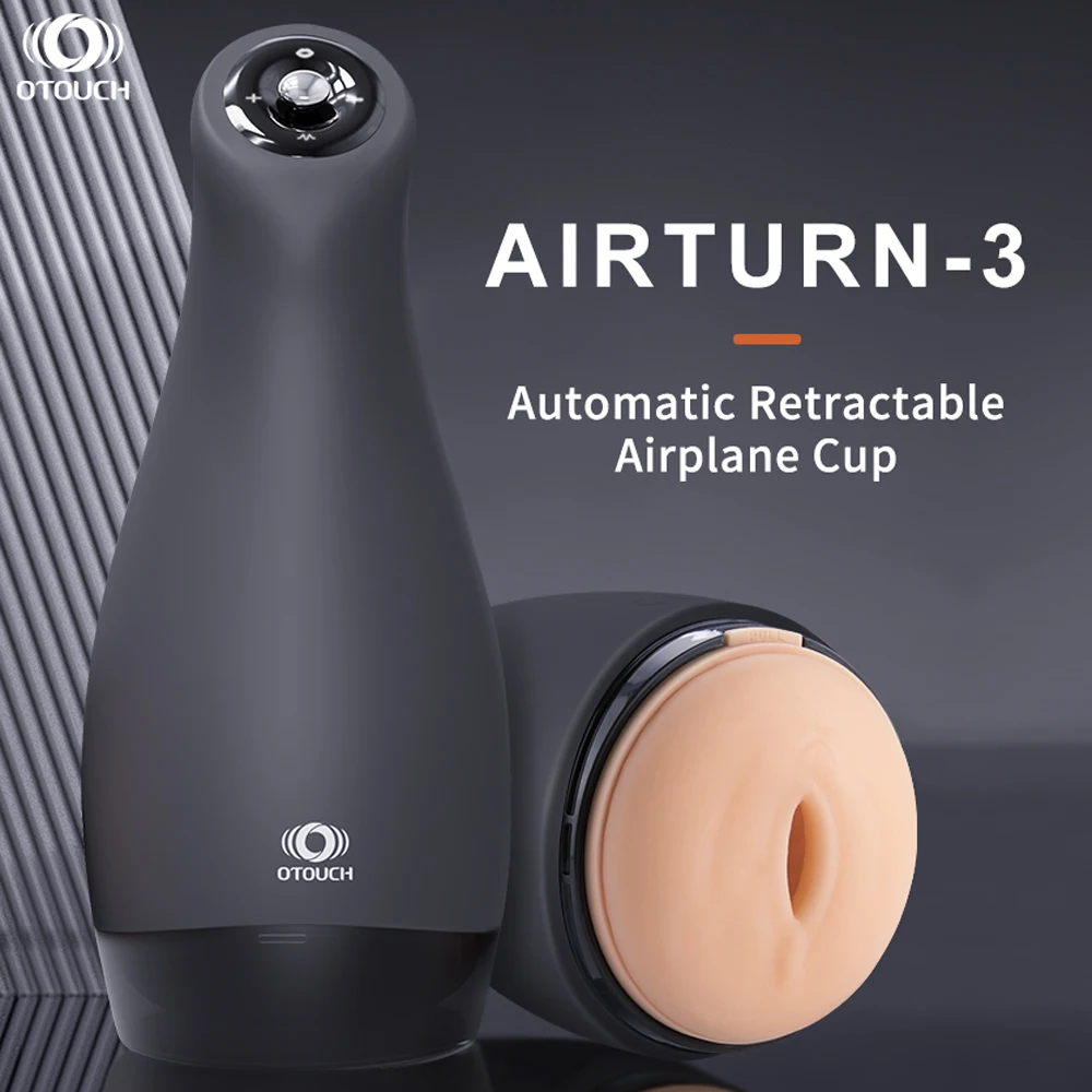 otouch airturn 3 masturbator blowjob machine sucking vibrator vagina masturbation pussy cup adult products