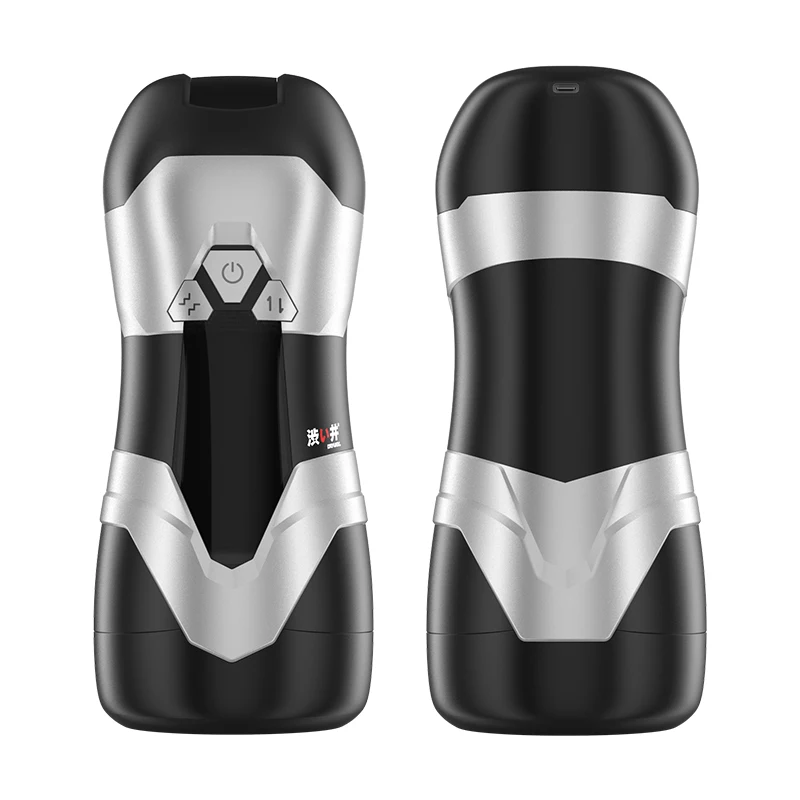 dry well penis pump masturbator stroker with 3 thrusting & 9 vibration , pocket pussy