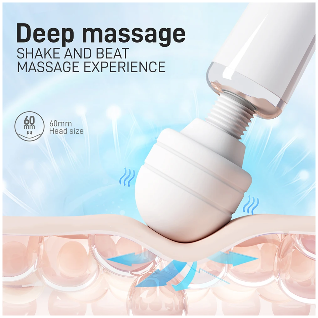 powerful magic wand vibrator big av body massager g spot clitoris stimulator usb charging adult for woman