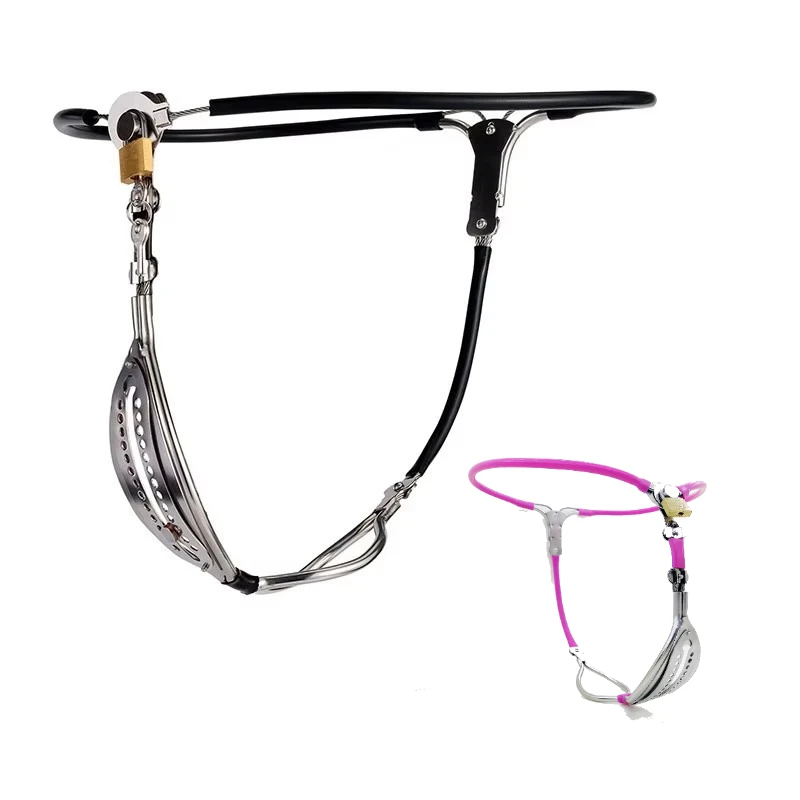 fe chastity belt pants with poop hole invisible strap on stainless steel chastity device underwear bondage sex toy