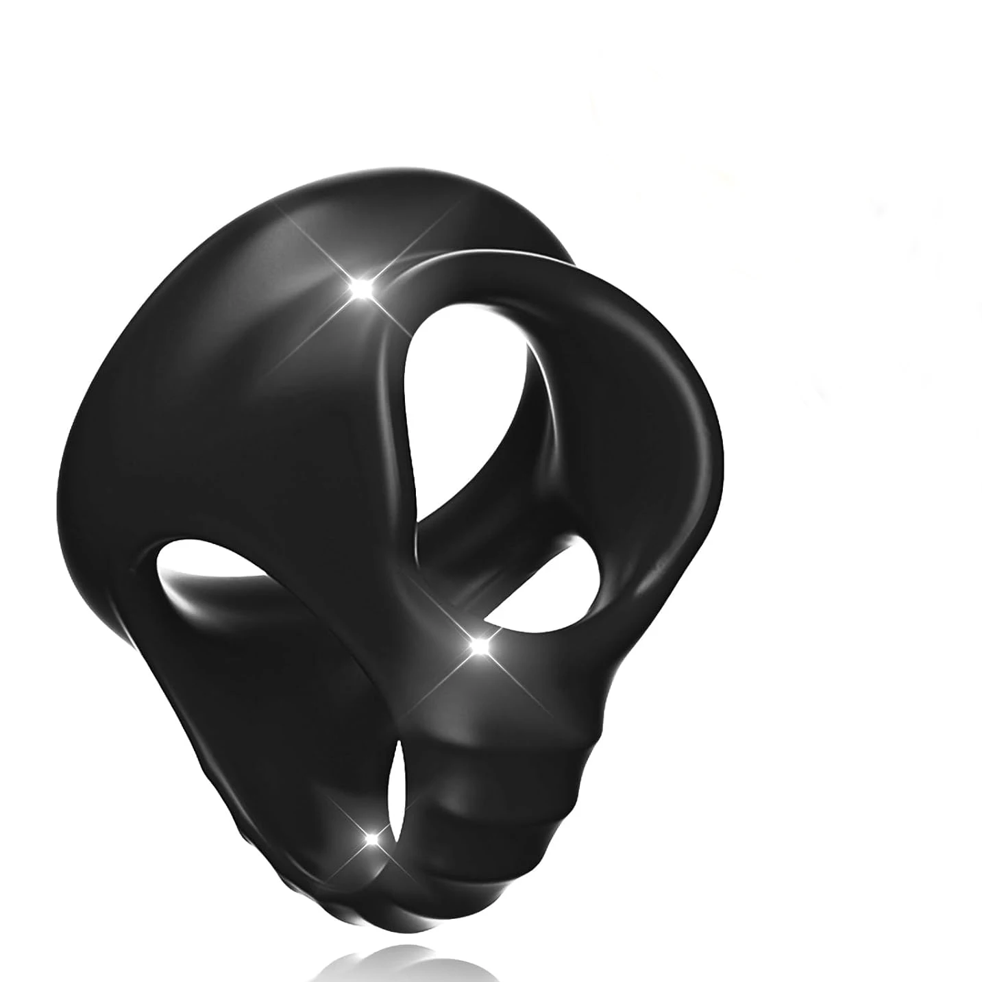 adult goods non vibrating cock ring soft silicone penile restraint for delay physical ring adult