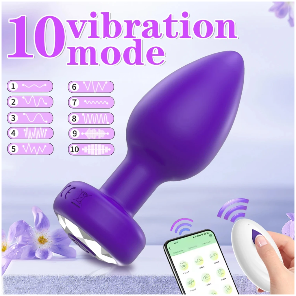 app butt plug anal vibrator for gay remote control dildo vibration masturbation adult sex toy for couples prostate massager