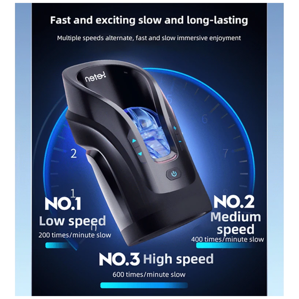 new leten automatic telescopic masturbator powerful high speed 75mm deep throat blowjob thrusting pro masturbation sex toy