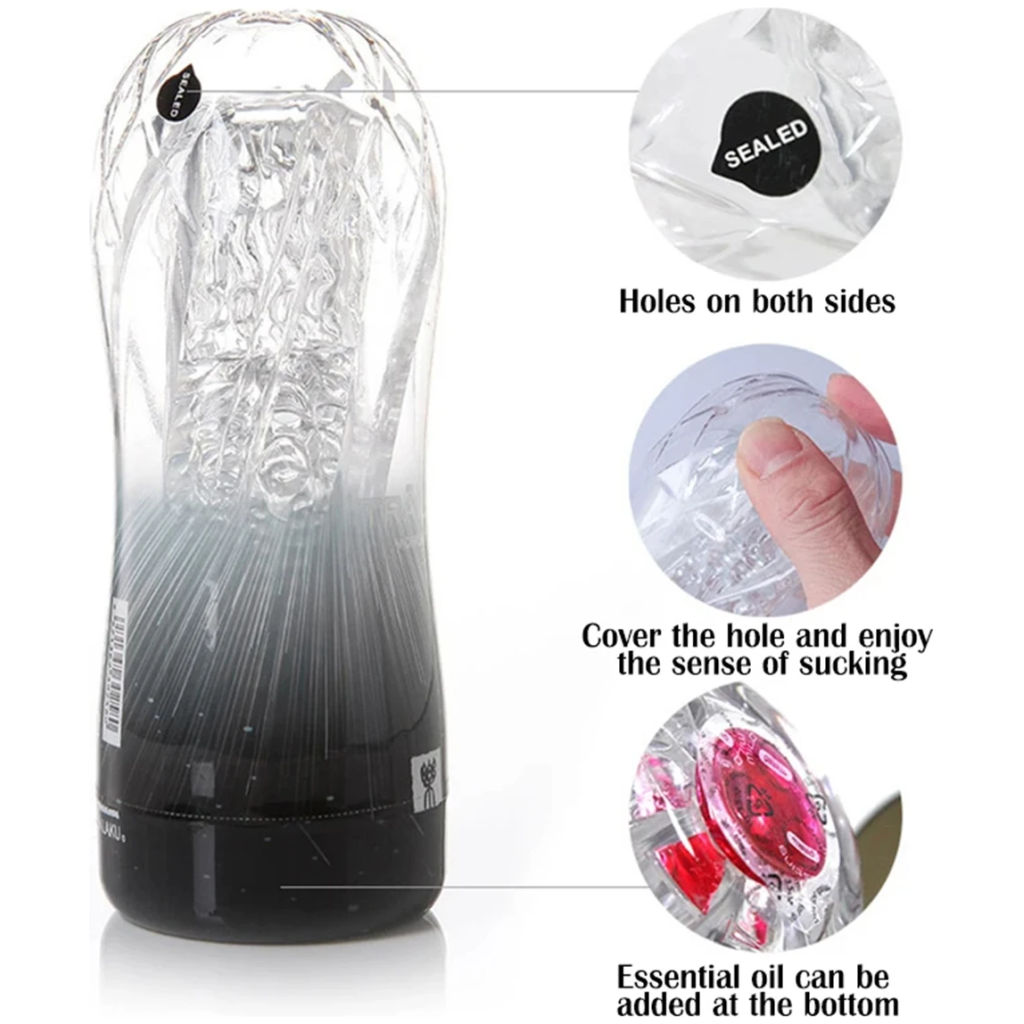 galaku masturbator soft pussy transparent vagina adult endurance exercise sex products vacuum pocket cup