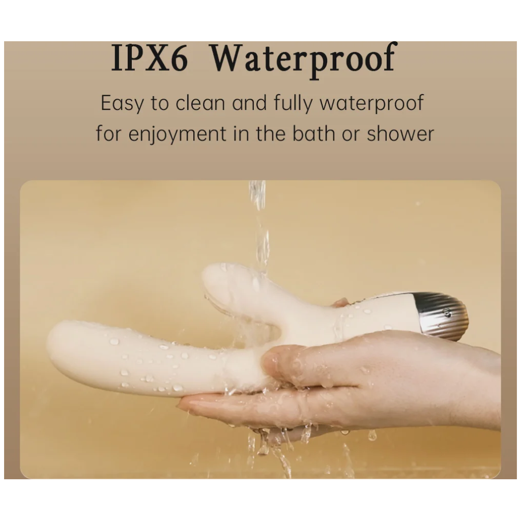 dry well dildo vibrator 2 in 1 fe rabbit g spot vibrators dildos with 5 patting & 5 vibration modes