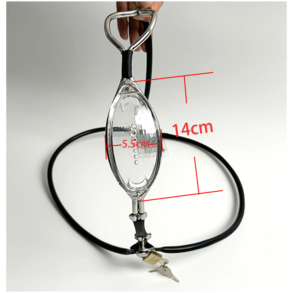 transparent fe chastity belt, lightweight panties, black emperor chastity belt, chastity lock, fetish adult