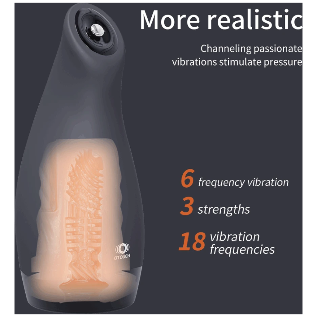 otouch airturn 3 masturbator blowjob machine sucking vibrator vagina masturbation pussy cup adult products