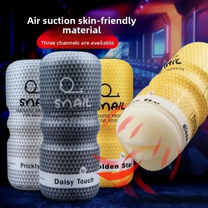 masturbator realistic vagina pussy anus anal oral masurbation machine snail aircraft cup penis trainer erotic