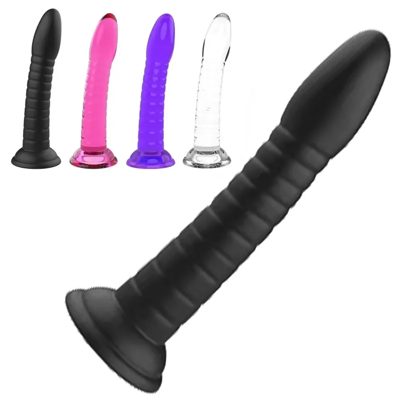 soft anal dildo butt plug prostate massager adult gay phalluses anal plug beads g spot erotic products