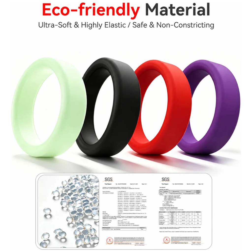 silicone penis ring cock ring erection ring delay ejaculation fixed stamina enhancer adult couples long lasting