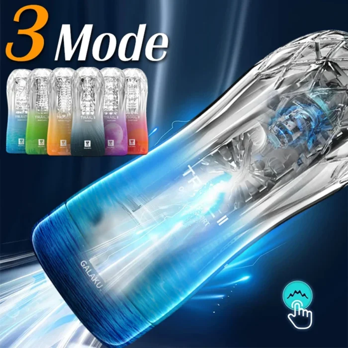 galaku masturbator soft pussy transparent vagina adult endurance exercise sex products vacuum pocket cup