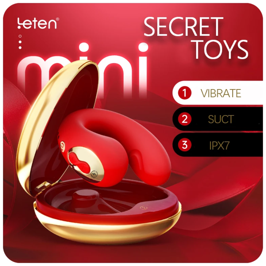 leten fe heatable sucking silicone vibrator clitoris g spot stimulator flexible waterproof portable sex toy
