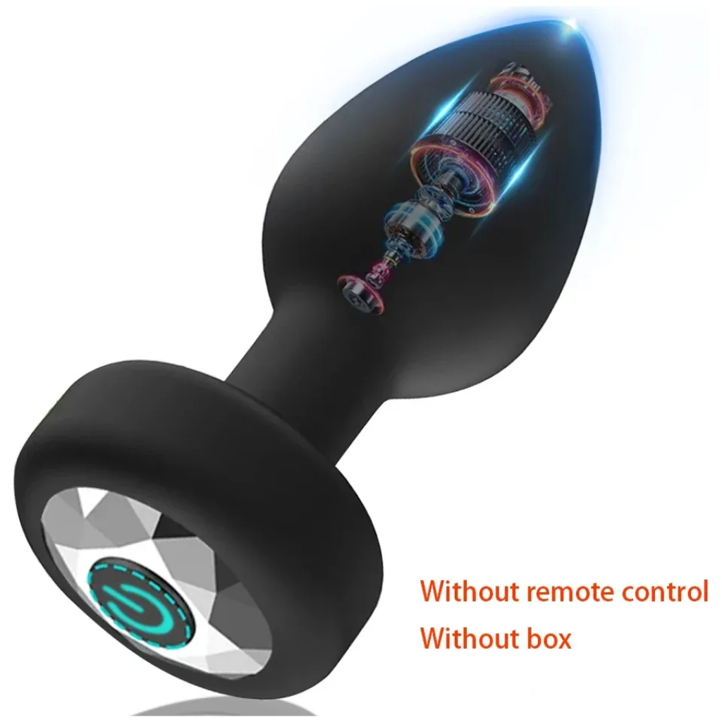 silicone wireless anal vibrator remote control prostate massager, unisex butt plug vagina stimulator, adult products