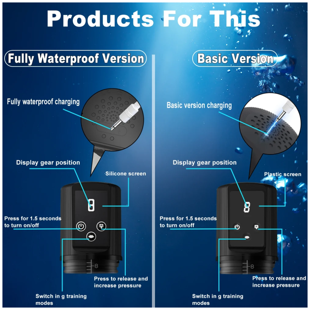 automatic masturbator , air water extender with 9 training pressure and 4 suction modes, adult erection