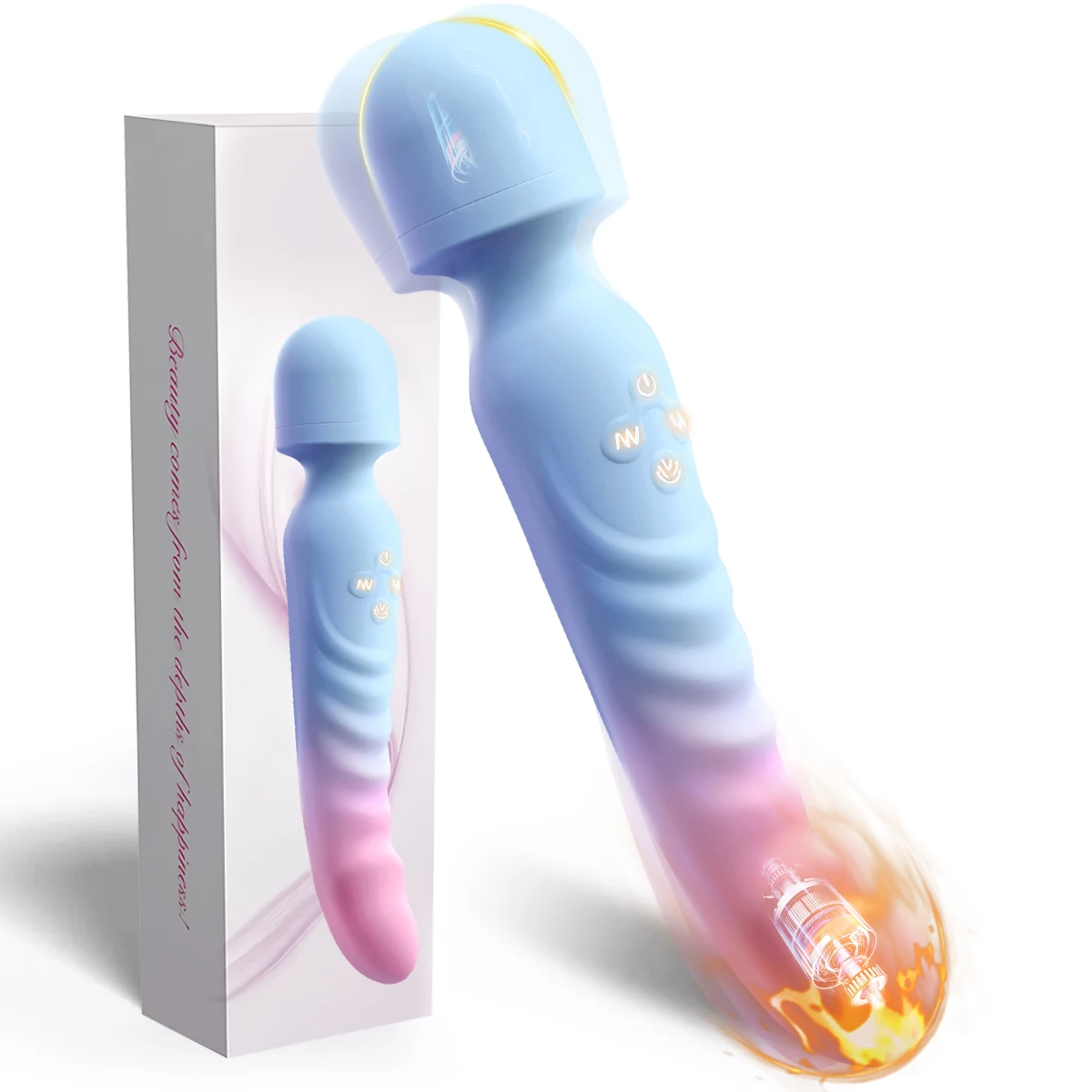 3 in 1 mode powerful vibrator av sex machine magic wand clitoris g spot stimulator fe vagina massager woman adults