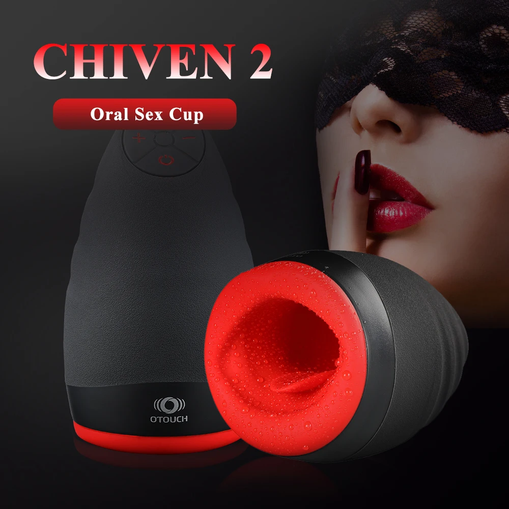 otouch chiven 2 man blowjob masturbator oral sex machine automatic masturbation pocket pusssy vibrating