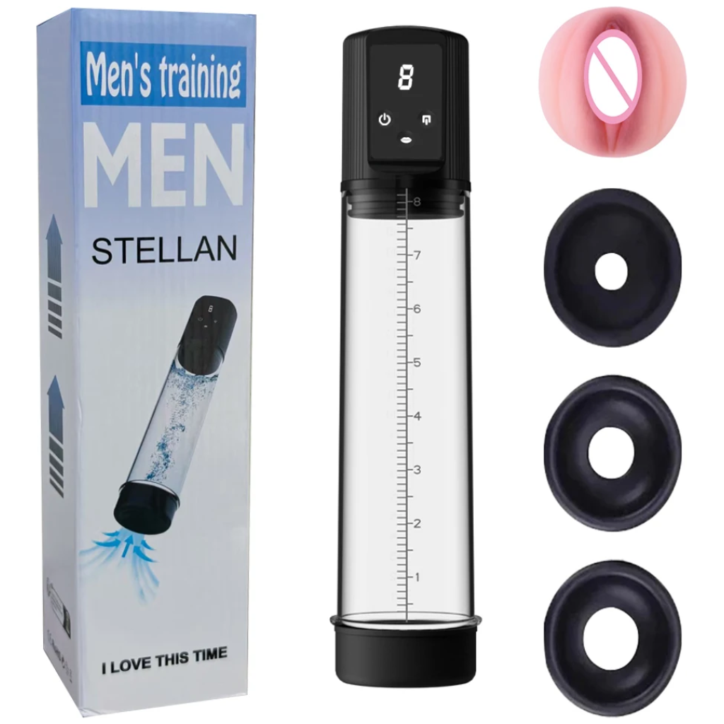 automatic masturbator , air water extender with 9 training pressure and 4 suction modes, adult erection