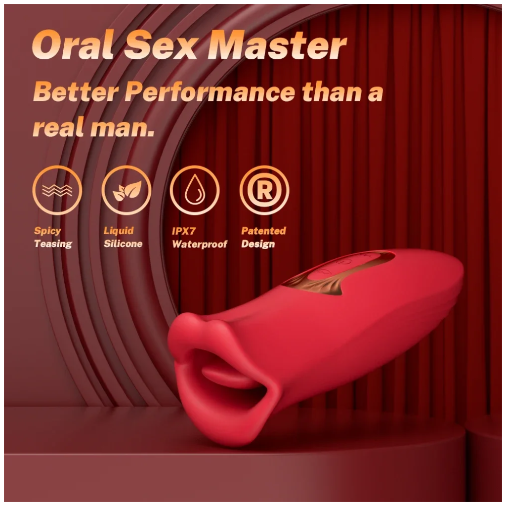 dildo vibrator tongue licking sucking g spot vibrator nipple clit vibrations stimulator fe masturbation